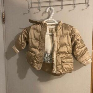 #12 Baby Gap Down Parka Gold, Size Toddler 18-24 Months